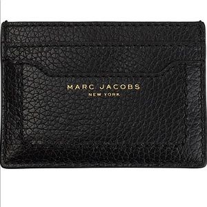 Marc Jacobs Black Card Case / Holder Wallet